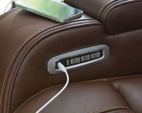 Knightington - Power Recliner With Audio Seating - view 5