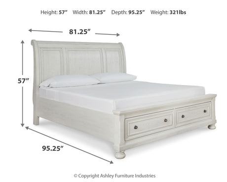 Robbinsdale - Sleigh Bed - view 7