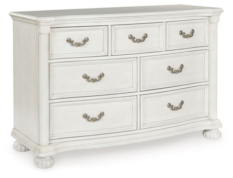 Montelaine - Antique White - Dresser by Benchcraft® | Bel Furniture