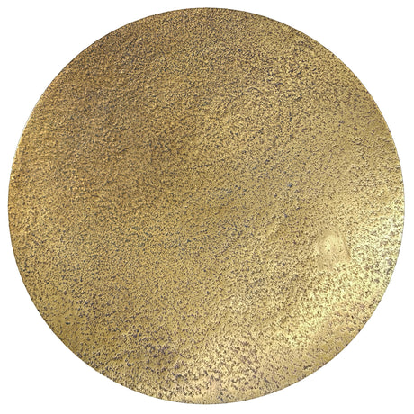 Cavan - Cast Aluminum Side Table - Antique Brass by Simpli-Home | Bel Furniture