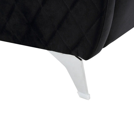 Sofia - Velvet Modern Chic Accent Armchair by Lilola Home | Bel Furniture