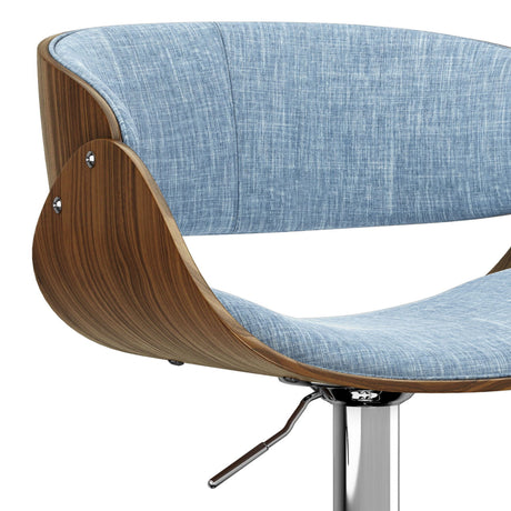 Amery - Mid Century Modern Adjustable Swivel Bar Stool by Simpli-Home | Bel Furniture
