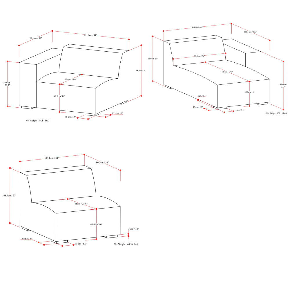 Rex - Handcrafted Sectional Sofa