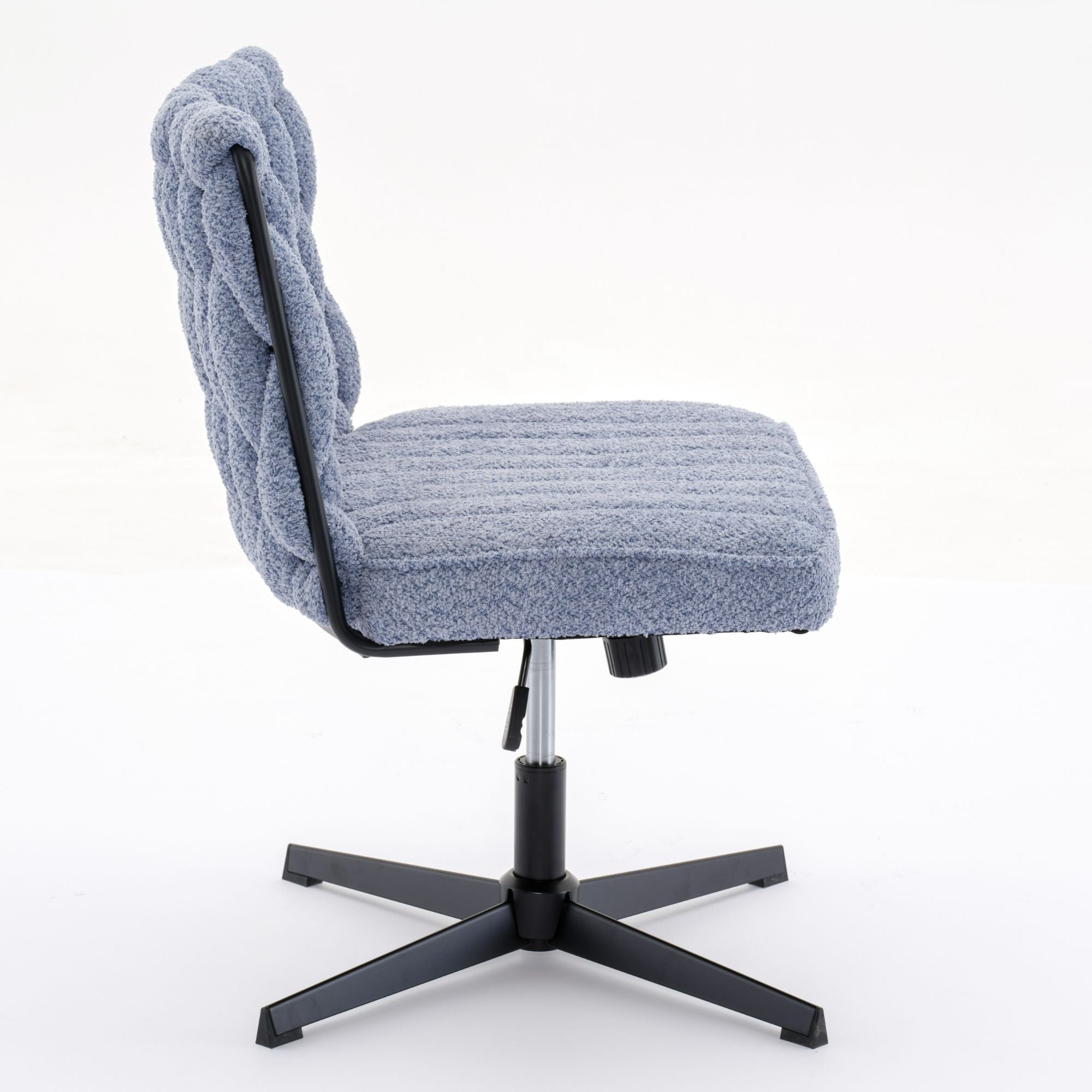 Armless Office Desk Chair No Wheels