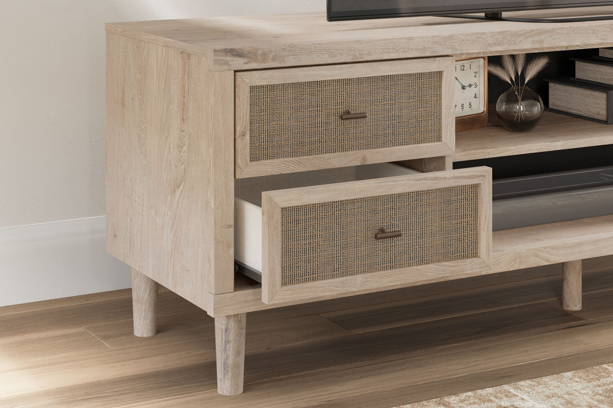Cielden - Two-tone - Extra Large TV Stand by Signature Design by Ashley® | Bel Furniture