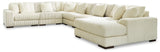 Lindyn - Sectional Beige 6 Pc. Right Arm Facing Corner Chaise Sectional by Signature Design by Ashley® | Bel Furniture