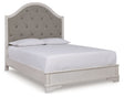 Blendon - Upholstered Panel Bed Dark Brown by Signature Design by Ashley® | Bel Furniture