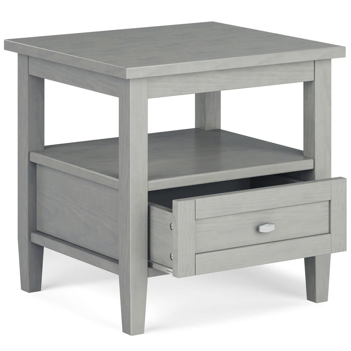 Warm Shaker - End Table - Gray