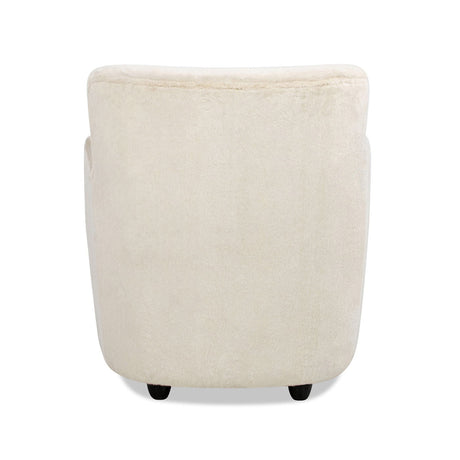 Wolffe - Curved Arm Accent Chair - Creme De La Creme White by Jennifer Taylor Home | Bel Furniture