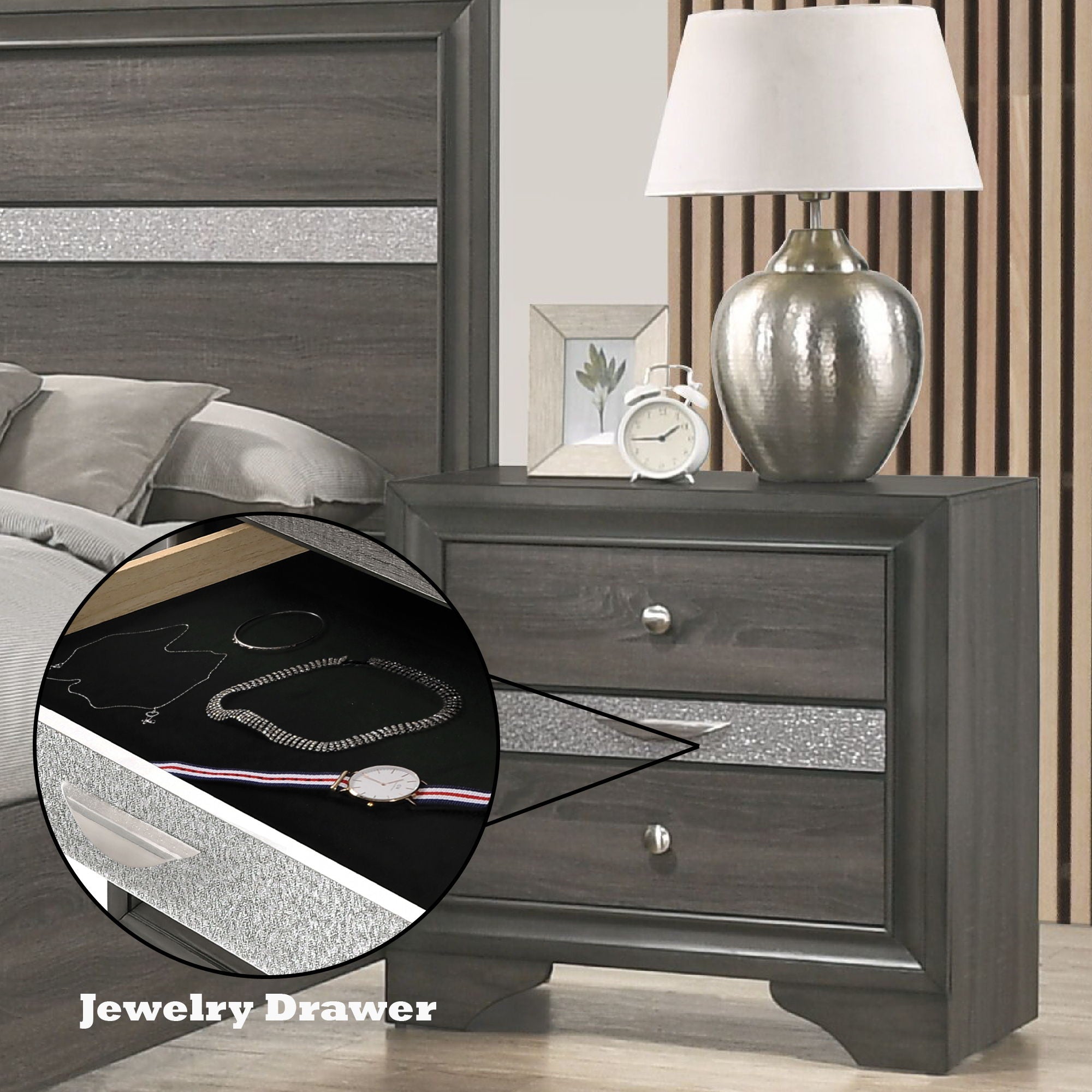 Naima - Chic Design Nightstand