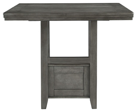 Hallanden - Gray - Rectangular Dining Room Counter Extension Table by Signature Design by Ashley® | Bel Furniture