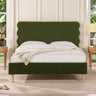 Stockholm - Modern Wavy Headboard Platform Bed by Jennifer Taylor Home | Bel Furniture