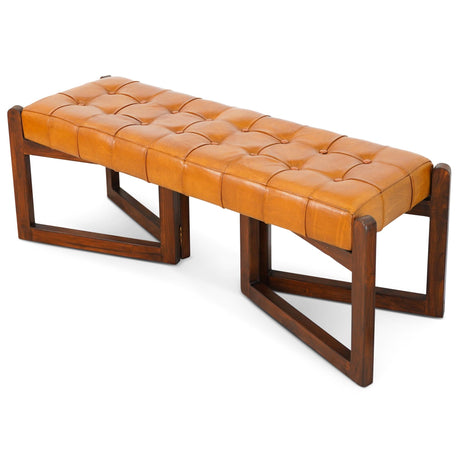 Riley - Bench - Brown / Rustic / Tan - view 3