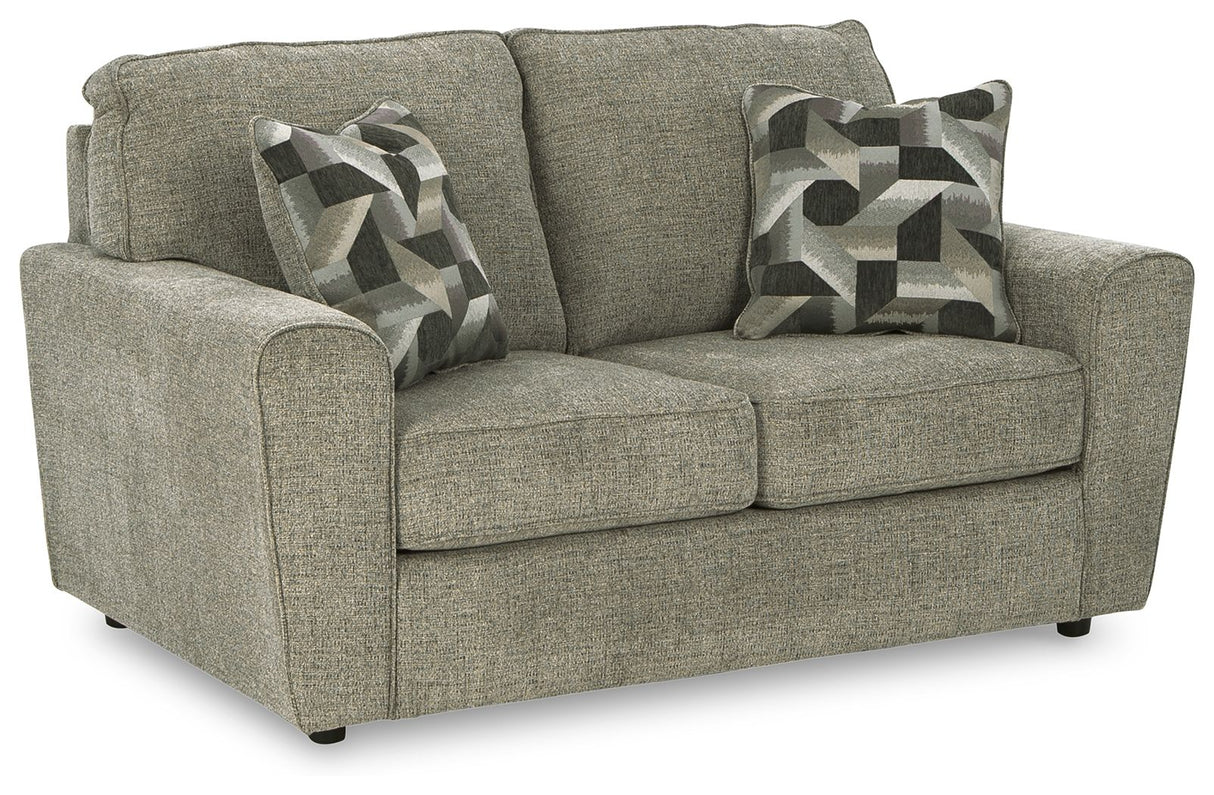 Cascilla - Loveseat Gray by Signature Design by Ashley® | Bel Furniture
