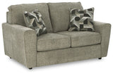 Cascilla - Loveseat Gray by Signature Design by Ashley® | Bel Furniture