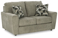 Cascilla - Loveseat Gray by Signature Design by Ashley® | Bel Furniture