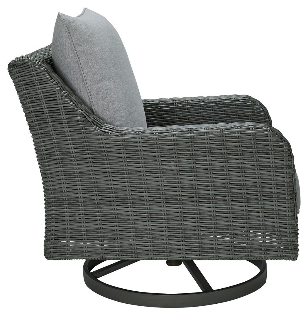 Elite Park - Gray - Swivel Lounge w/ Cushion by Signature Design by Ashley® | Bel Furniture