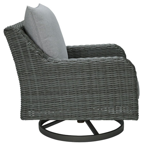 Elite Park - Gray - Swivel Lounge w/ Cushion by Signature Design by Ashley® | Bel Furniture