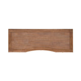 Dauphin - 3 Drawer Executive Desk - Brown