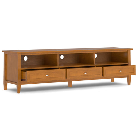 Warm Shaker - Handcrafted Low TV Media Stand - view 5