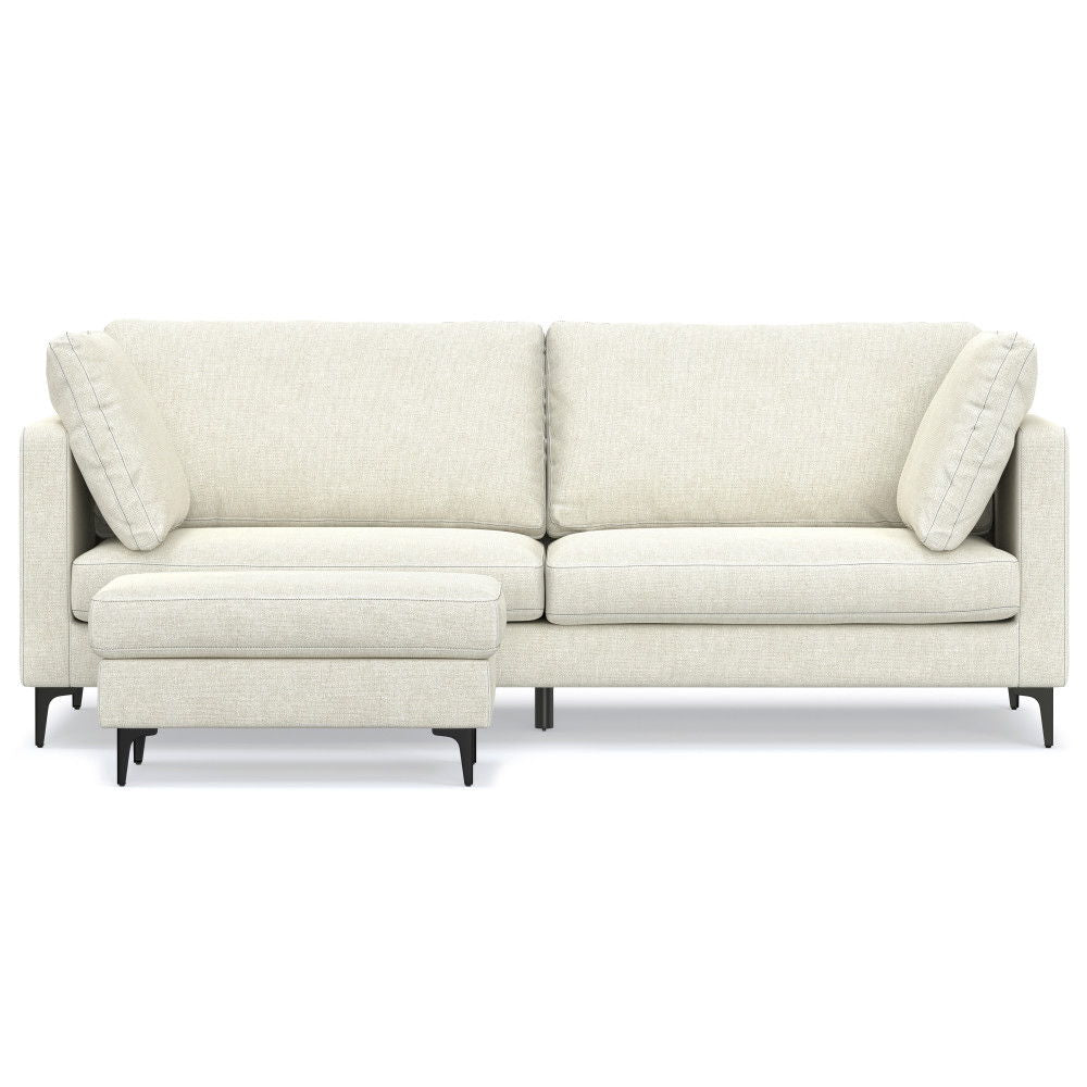 Ava - Mid Century Sofa With Ottoman Set by Simpli-Home | Bel Furniture