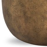 Timmons - Cast Aluminum Coffee Table - Brown by Simpli-Home | Bel Furniture