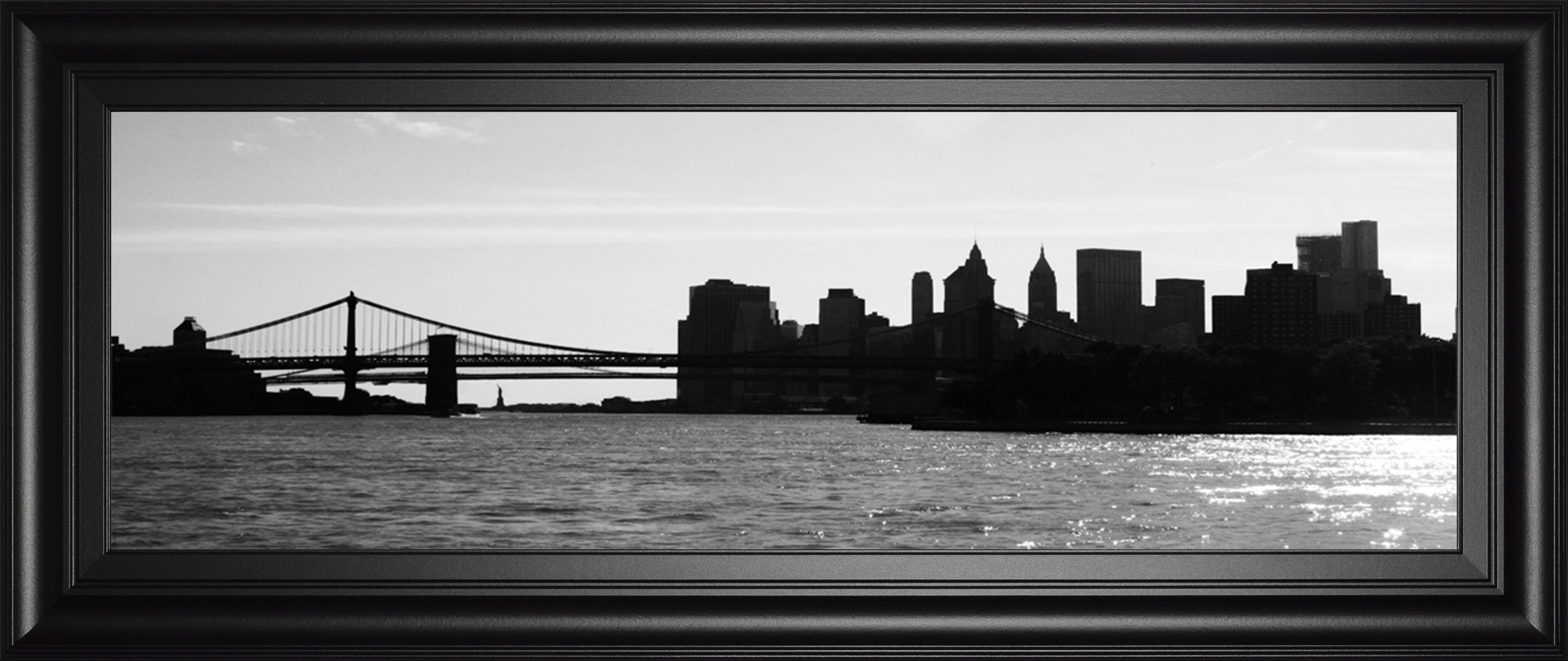 Ny Scenes I By Jeff Pica - Framed Print Wall Art - Black