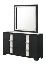 Rangley - Dresser Black Dresser & Mirror by Crown Mark | Bel Furniture
