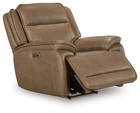 Glencroft - Power Recliner / Adjustable Headrest - Sahara - view 4