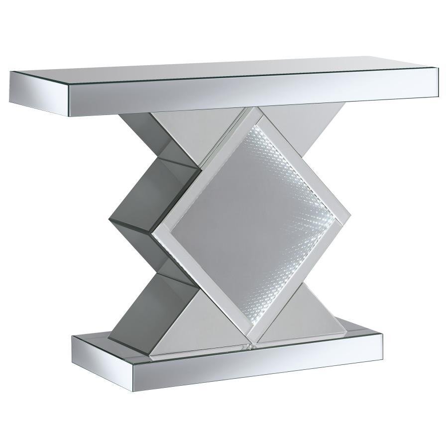 Andorra - Console Table With Led Lighting - Silver