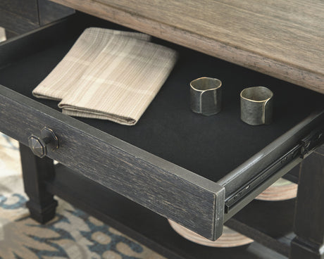 Tyler Creek - Black / Gray - Rectangular Dining Room Counter Table by Signature Design by Ashley® | Bel Furniture