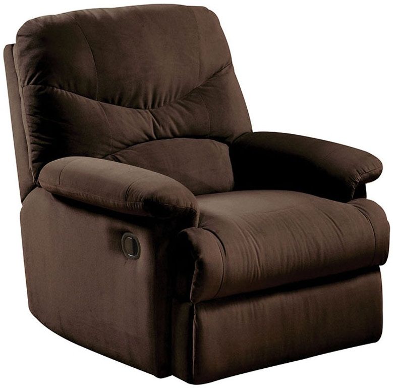 Microfiber Recliner - Chocolate