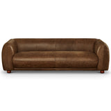 Marlon - Luxury Italian Leather Sofa - Brown / Rustic