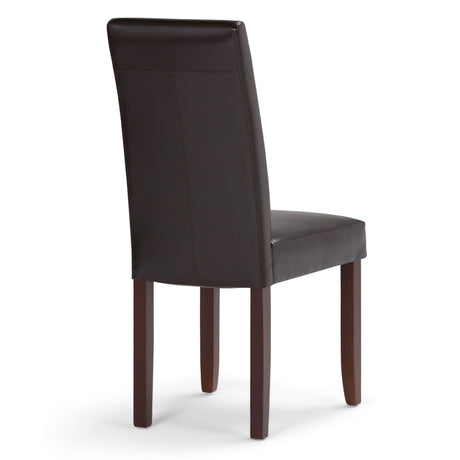 Acadian - Parson Dining Chair (Set of 2) - Tanners Brown by Simpli-Home | Bel Furniture