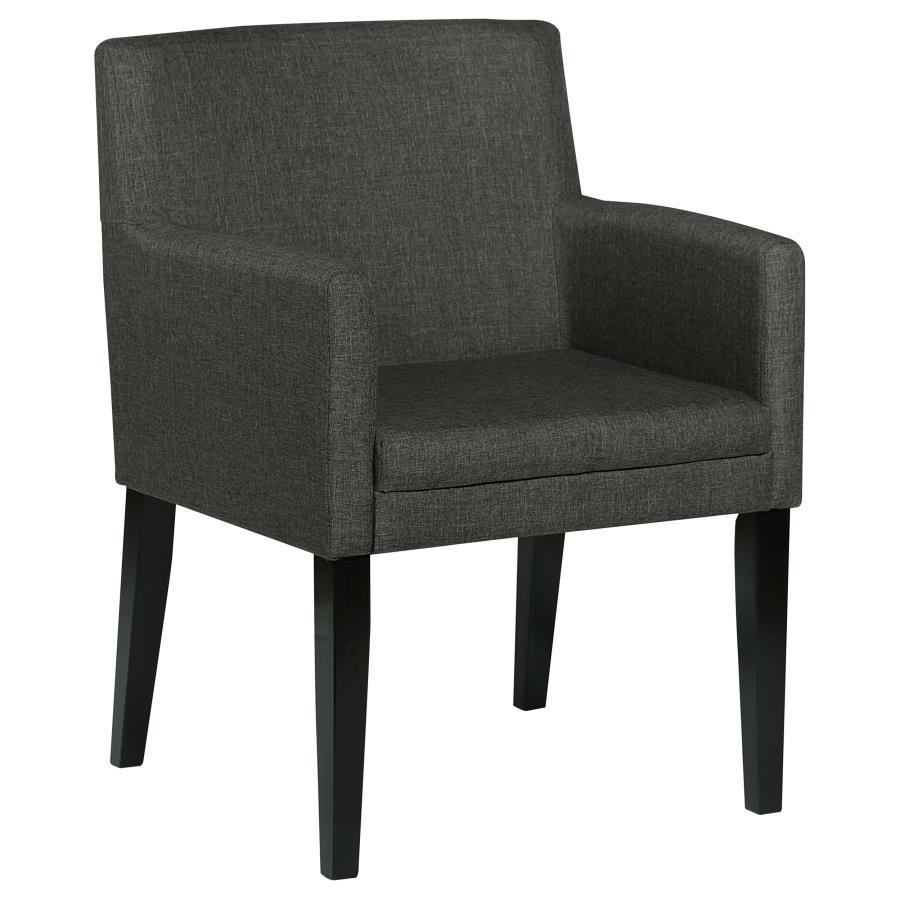 Catherine - Upholstered Dining Arm Chair (Set of 2) - Gray by Coaster Fine Furniture | Bel Furniture