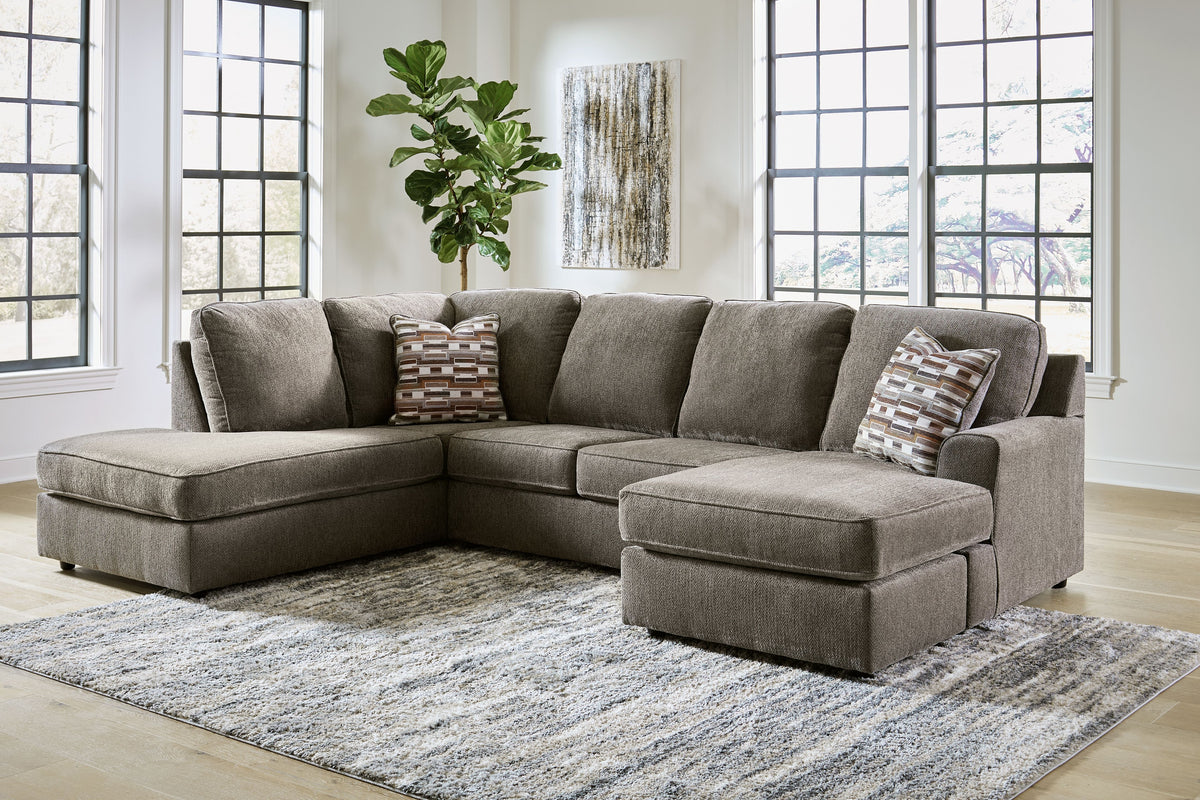 O'phannon - Sectional Beige 2 Pc. Left-Arm Facing Corner Chaise Sectional by Signature Design by Ashley® | Bel Furniture