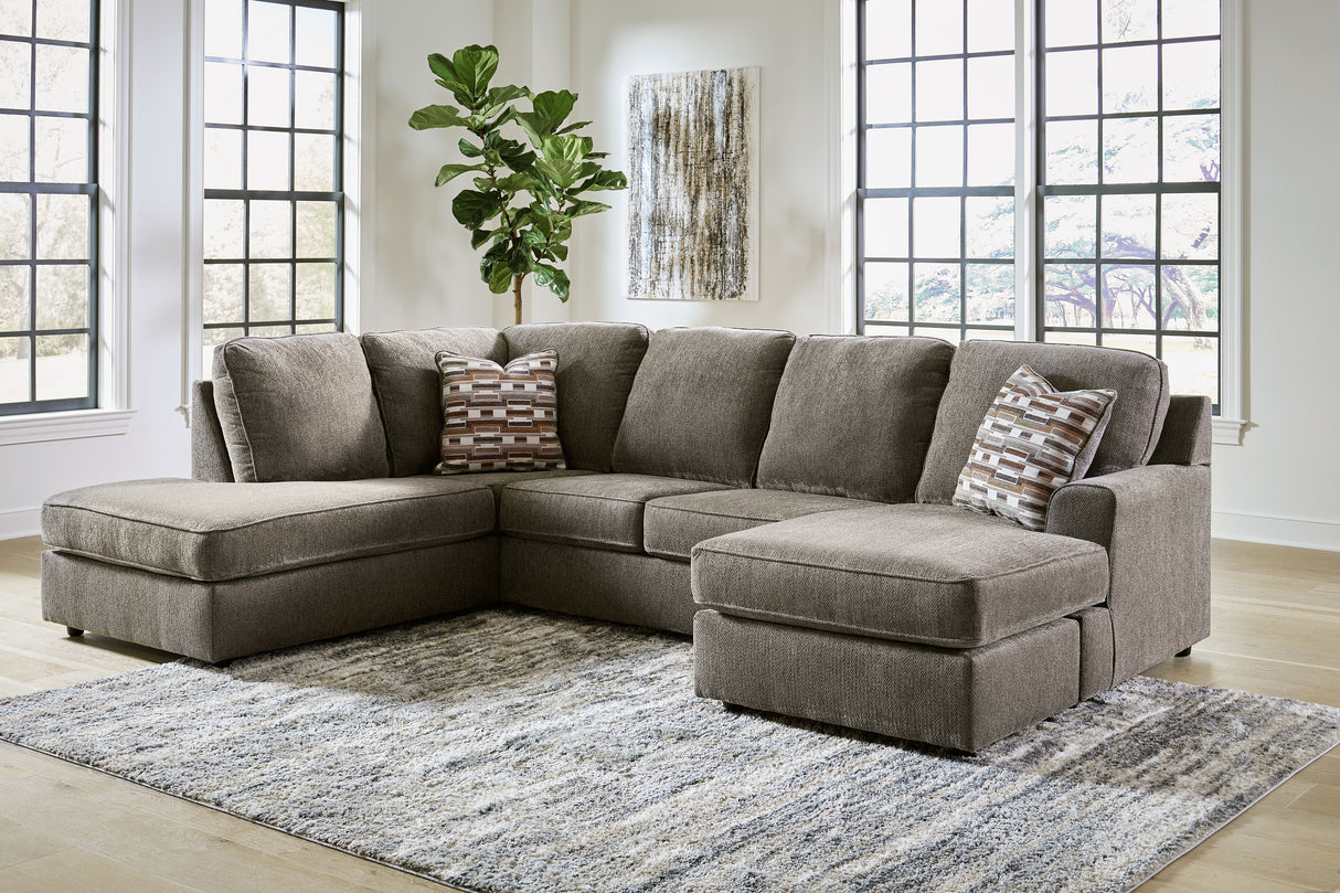 O'phannon - Sectional Beige 2 Pc. Left-Arm Facing Corner Chaise Sectional by Signature Design by Ashley® | Bel Furniture