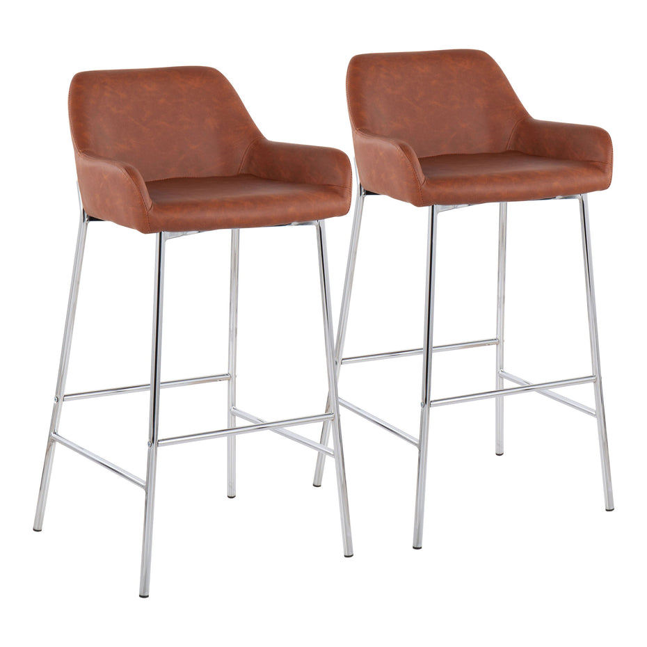 Daniella - Contemporary Fixed Height Bar Stool (Set of 2)