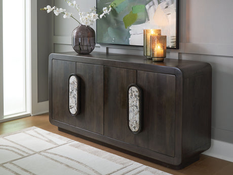 Elliston - Accent Cabinet - Espresso Brown - view 3