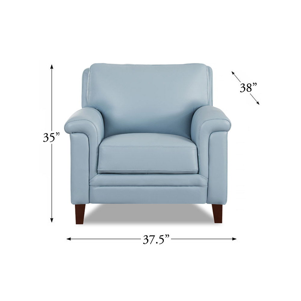 Westcott - Leather Chair by Hydeline Furniture | Bel Furniture