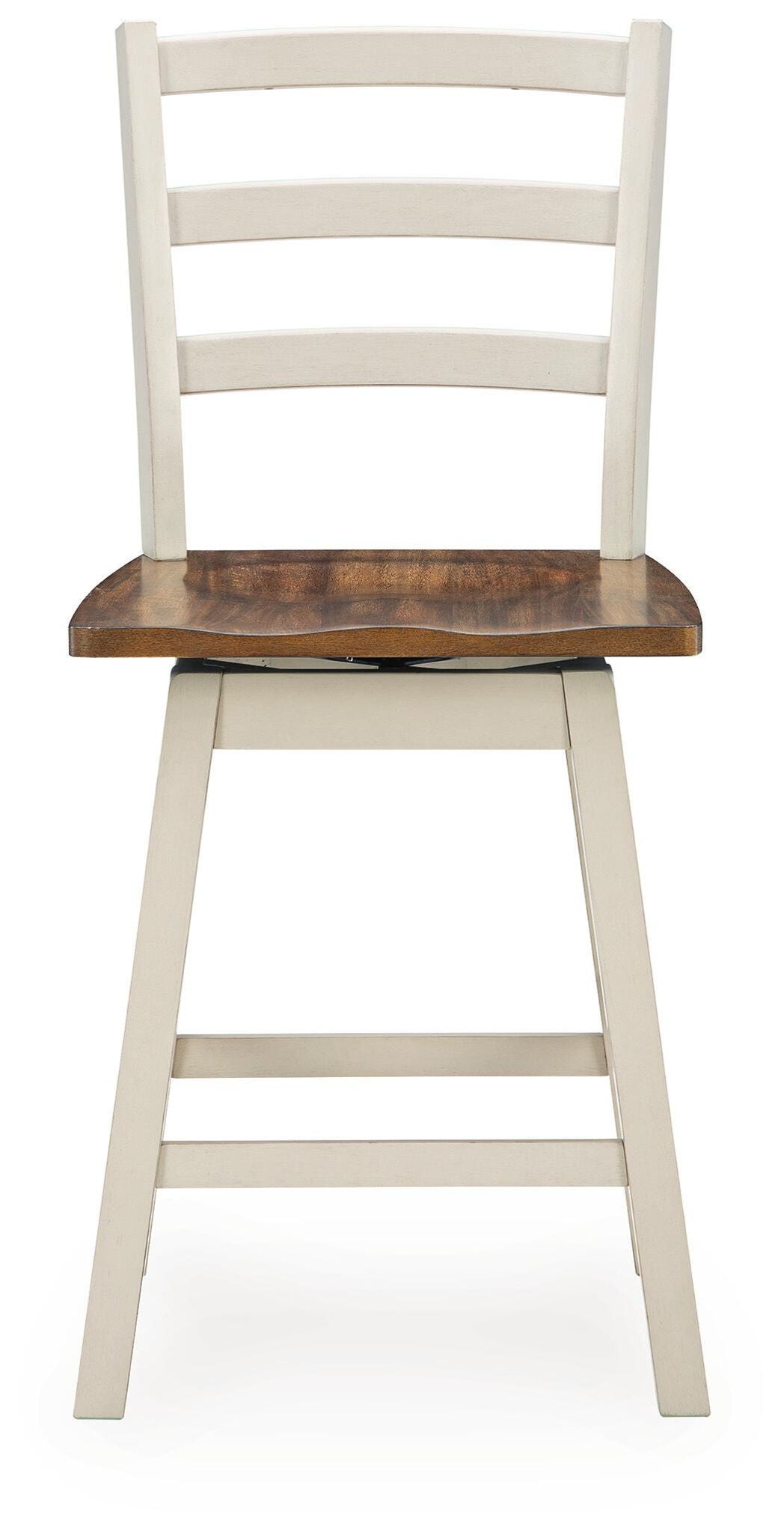 Brinfern - Swivel Stool (Set of 2) - Brown / Antique White