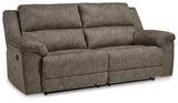 Laresview - Fossil - 2 Seat Reclining Sofa by Signature Design by Ashley® | Bel Furniture