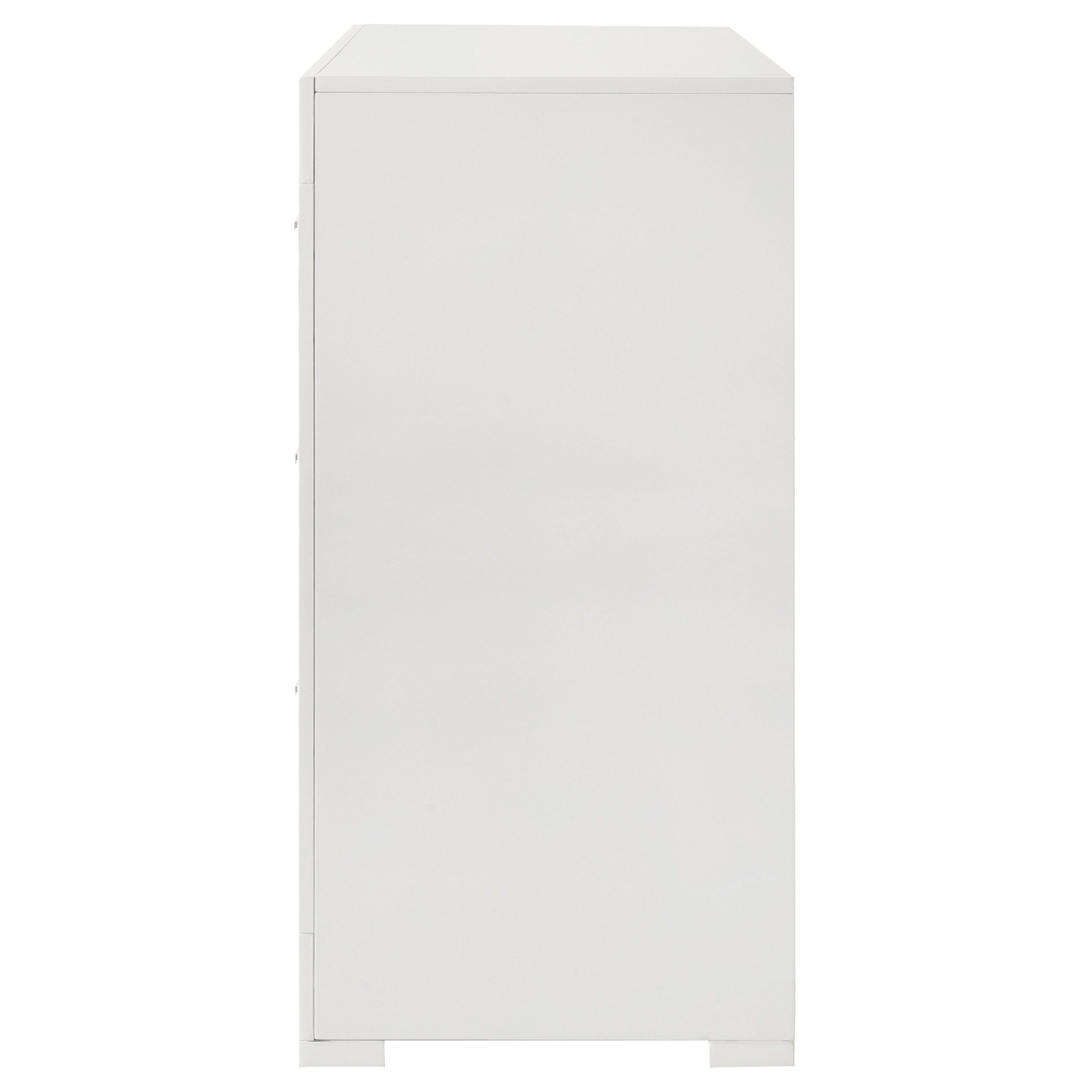 Ives - 6-Drawer Dresser Cabinet - White High Gloss