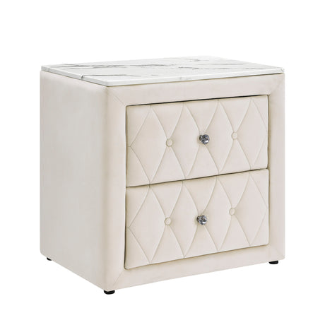 Annabelle - Nightstand White by Crown Mark | Bel Furniture