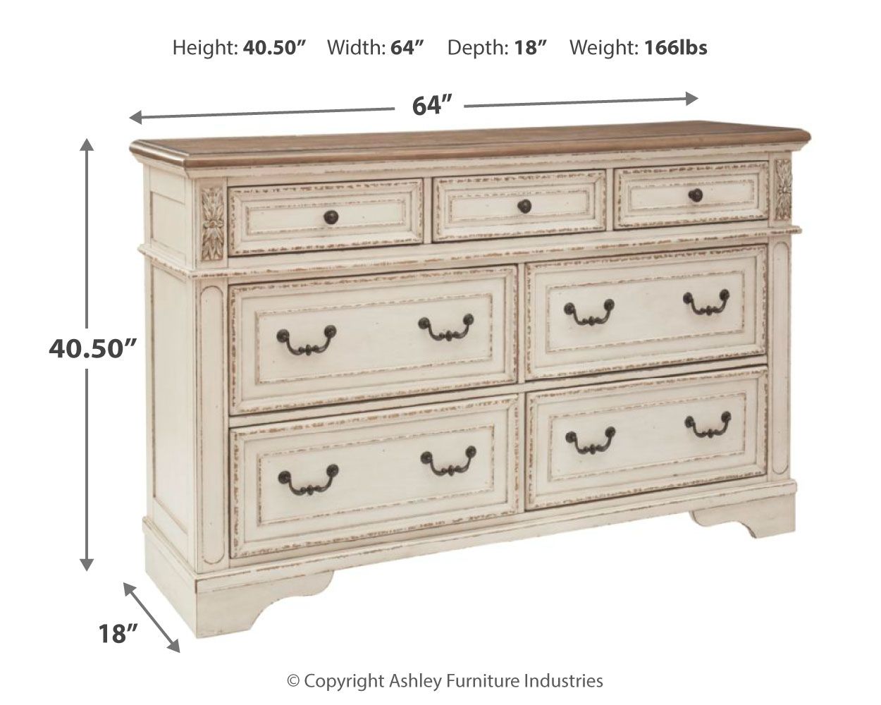 Realyn - Dresser, Mirror