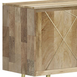 Jager - Sideboard Buffet - Natural by Simpli-Home | Bel Furniture