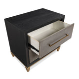 Payson - Nightstand - Black / Gray by Crown Mark | Bel Furniture