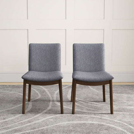 Laura - Mid-Century Modern Solid Wood Dining Chair (Set of 2) - view 21