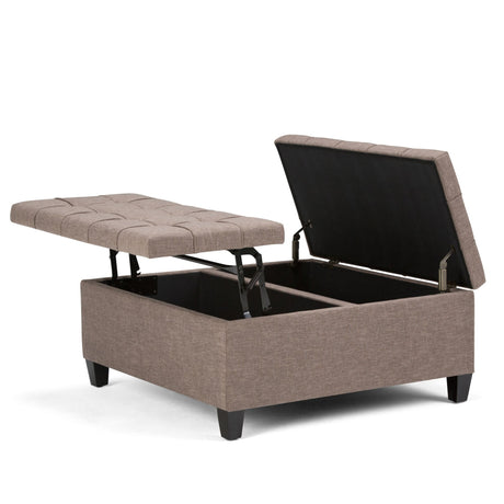 Harrison - Upholstered Coffee Table Storage Ottoman - view 49