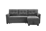 Lucca - Reversible Sectional Sleeper Sofa Chaise With Storage